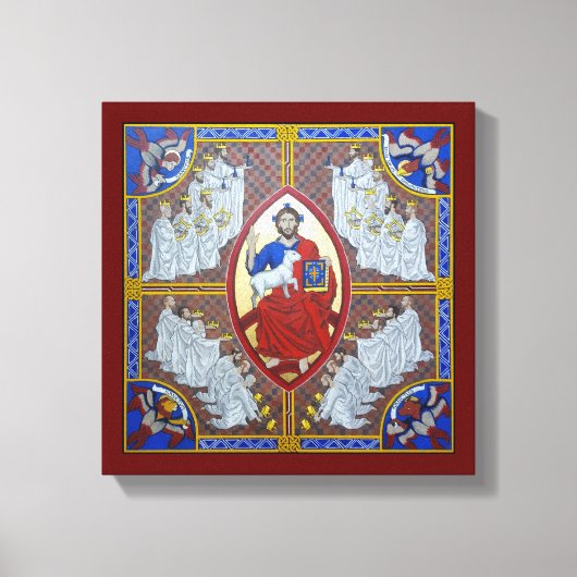 キリストと24長老 キャンバスプリント (正面)