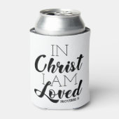 キリストにあって私は愛され聖なる書物、 経典はクリスチャンを約束 缶クーラー (缶正面)