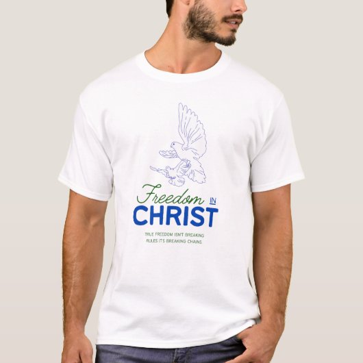 キリストにある自由 Tシャツ (正面)
