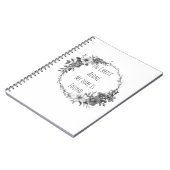 キリストにのみに寄せる信 Notebook ノートブック (左側)