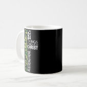 キリストによってすべてを成し遂げる コーヒーマグカップ (正面左)