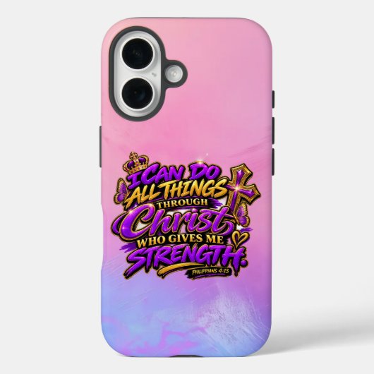 キリストによって全てが出来る Case-Mate iPhoneケース (裏面)