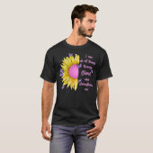 キリストによって全てを成し遂げる ひまわりとB Tシャツ (正面フル)