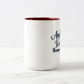 キリストにアンカー ツートーンマグカップ (中央)