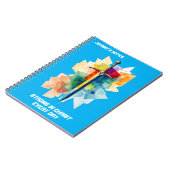 キリストに強い – カスタムSword Warriorノート ノートブック (左側)