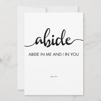 キリストに従う聖書の聖句 招待状