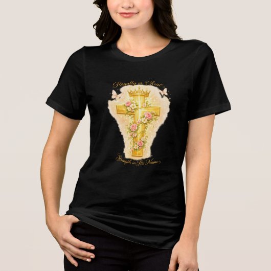 キリストに於ける王女 トライブレンドＴシャツ (正面)