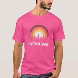 キリストに根ざした宗教的キリスト教 Tシャツ