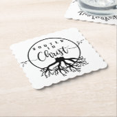 キリストに根ざした ペーパーコースター (アングル)