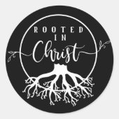 キリストに根ざした ラウンドシール (正面)