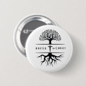 キリストに根ざした 缶バッジ (正面&裏面)