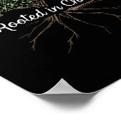 キリストに根ざす – クリスチャン・イエス ポスター (角)