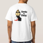 キリストのためのギーク Tシャツ (裏面)