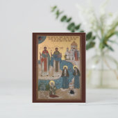 キリストのための殉教者と愚か者の祈りの言葉カード ポストカード (スタンド正面)