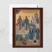 キリストのための殉教者と愚か者の祈りの言葉カード ポストカード (正面/裏面)