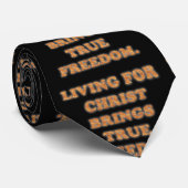 キリストのための生存は本当の自由を持って来ます ネクタイ (ロール)