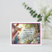 キリストのはがきの受胎告知 ポストカード (スタンド正面)