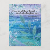 キリストのはがきを通してなら何でもできる ポストカード (正面)