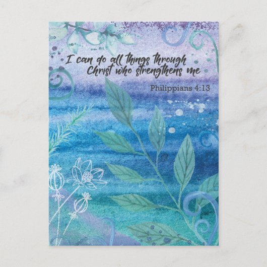 キリストのはがきを通してなら何でもできる ポストカード (正面)