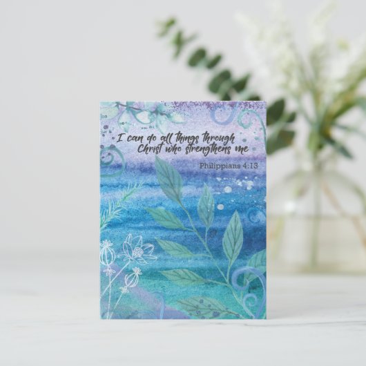 キリストのはがきを通してなら何でもできる ポストカード (スタンド正面)