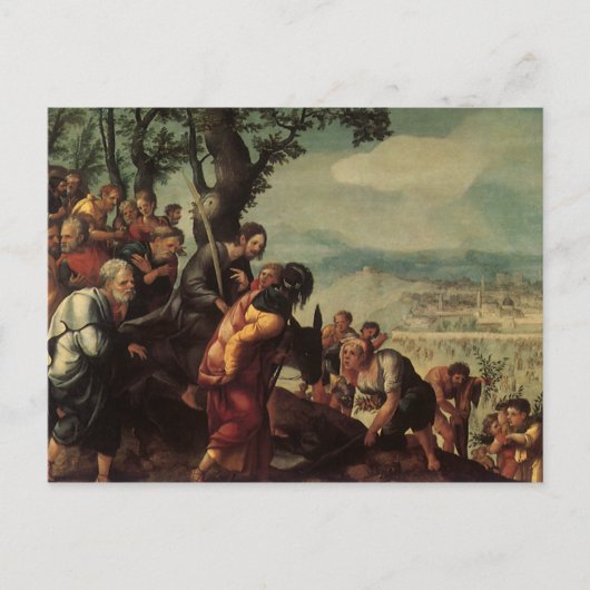 キリストのエルサレムへの侵入 ポストカード (正面)