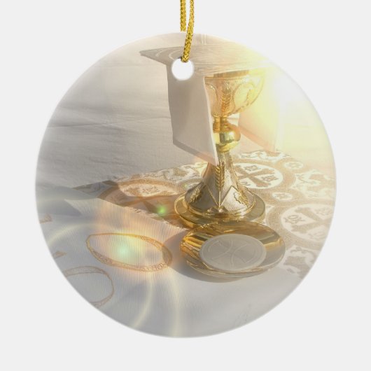 キリストのオーナメントの体 セラミックオーナメント (正面)