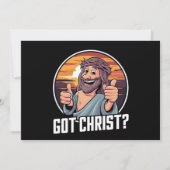 キリストのクリスマス 宗教的な友達へのプレゼント シーズンカード (正面)