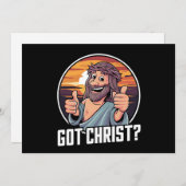 キリストのクリスマス 宗教的な友達へのプレゼント シーズンカード (正面/裏面)