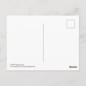 キリストのステンドグラスの窓 ポストカード (裏面)