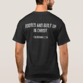 キリストのティーで定着するカシSt.バンド Tシャツ (裏面)