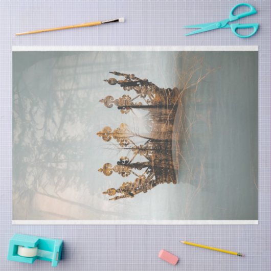 キリストのデコパージュの魔法の冠 薄葉紙 (クラフト)