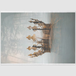 キリストのデコパージュの魔法の冠 薄葉紙