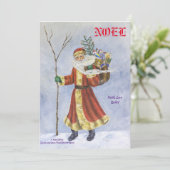 キリストのノエル誕生父クリスマス 招待状 (スタンド正面)