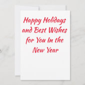 キリストのノエル誕生父クリスマス 招待状 (裏面)