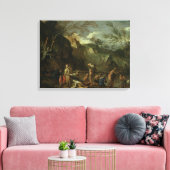 キリストのバプテスマ2 キャンバスプリント (インサイチュ (リビング))