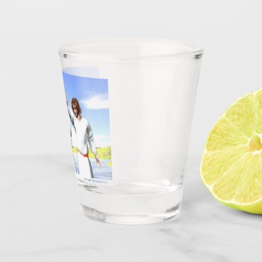 キリストのバプテスマ ショットグラス (右)