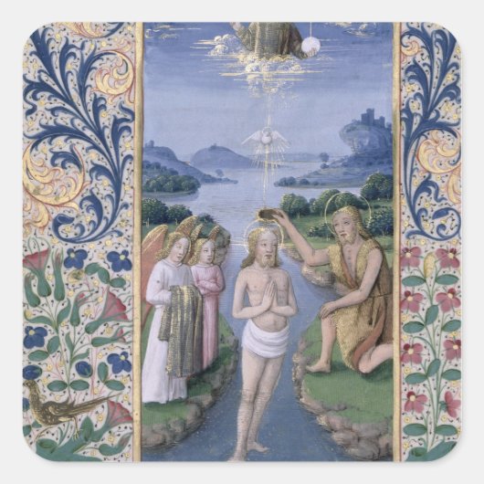 キリストのバプテスマ スクエアシール (正面)