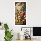 キリストのバプテスマ ポスター (ホームオフィス)