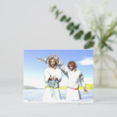 キリストのバプテスマ ポストカード (スタンド正面)