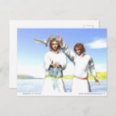 キリストのバプテスマ ポストカード (正面/裏面)