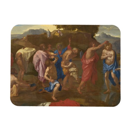 キリストのバプテスマ， 1641-42 マグネット (横)