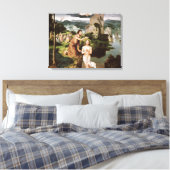 キリストのバプテスマ, c.1515 キャンバスプリント (インサイチュ (寝室))