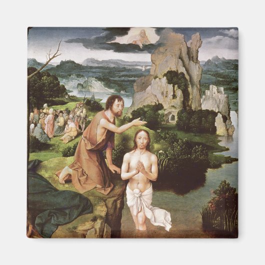 キリストのバプテスマ， c.1515 マグネット (正面)