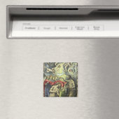 キリストのバプテスマ， c.1597 (キャンバス上の油) マグネット (インサイチュ (食洗機))