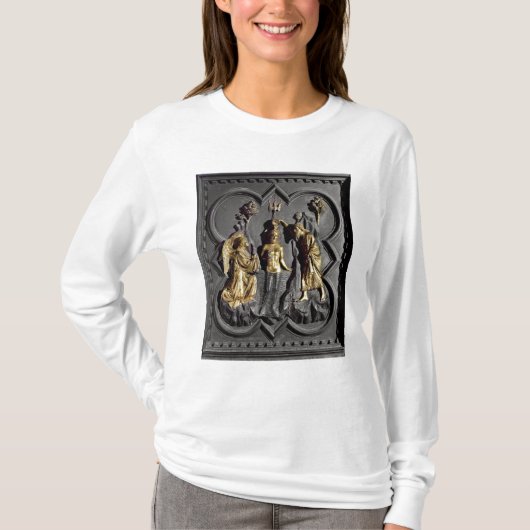 キリストのパネルの洗礼 Tシャツ (正面)