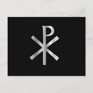 キリストのモノグラム – chi rho ポストカード