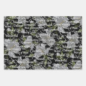 キリストのラッピング紙シートの名前19" x 29" ラッピングペーパーシート (正面3)