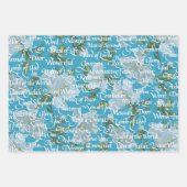 キリストのラッピング紙シートの名前19" x 29" ラッピングペーパーシート (正面2)