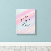 キリストの一人で キャンバスプリント (インサイチュ (ウッドフロア))