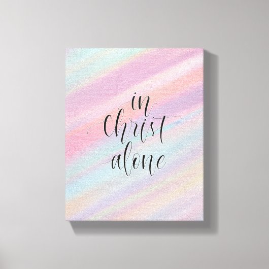 キリストの一人で キャンバスプリント (正面)